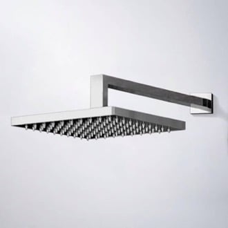 8 Inch Rain Shower Head With Arm, Chrome Remer 348S30-356SD20